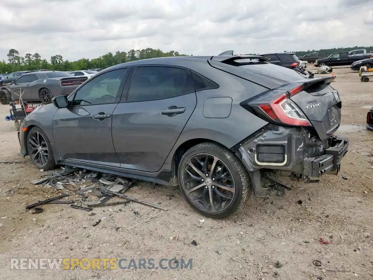 2 Фотография поврежденного автомобиля SHHFK7H40MU223164 HONDA CIVIC 2021