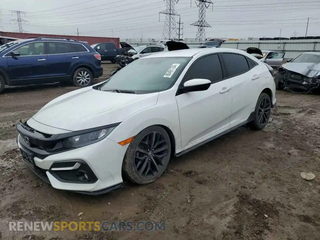 1 Photograph of a damaged car SHHFK7H40MU224718 HONDA CIVIC 2021