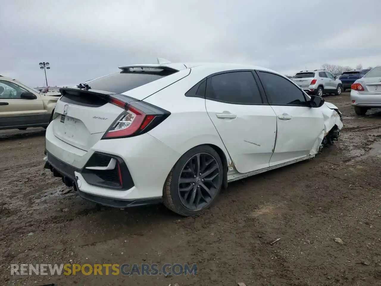 3 Photograph of a damaged car SHHFK7H40MU224718 HONDA CIVIC 2021