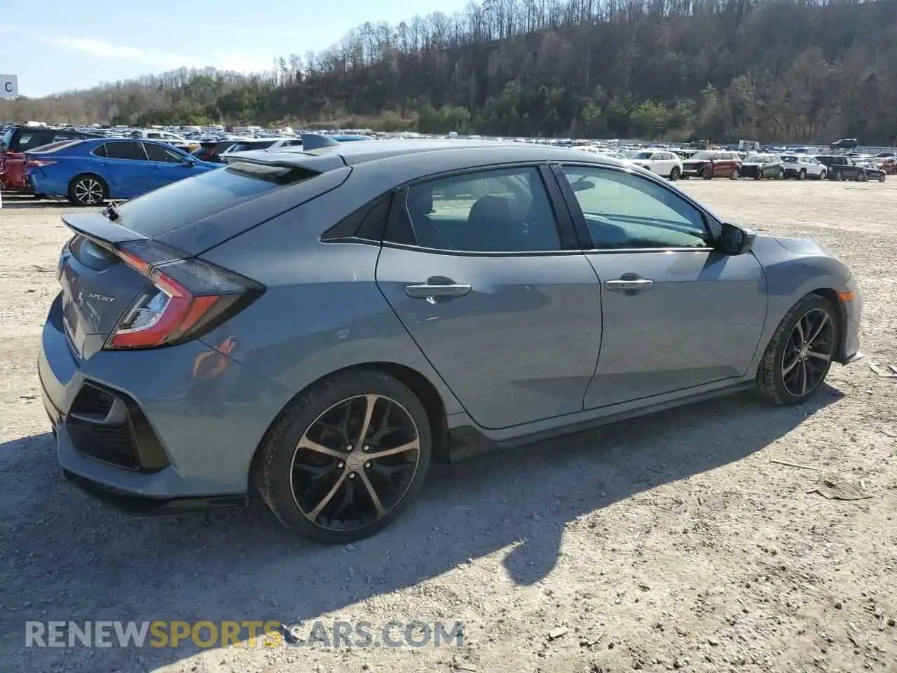 3 fotografías del automóvil dañado SHHFK7H40MU225142 HONDA CIVIC 2021