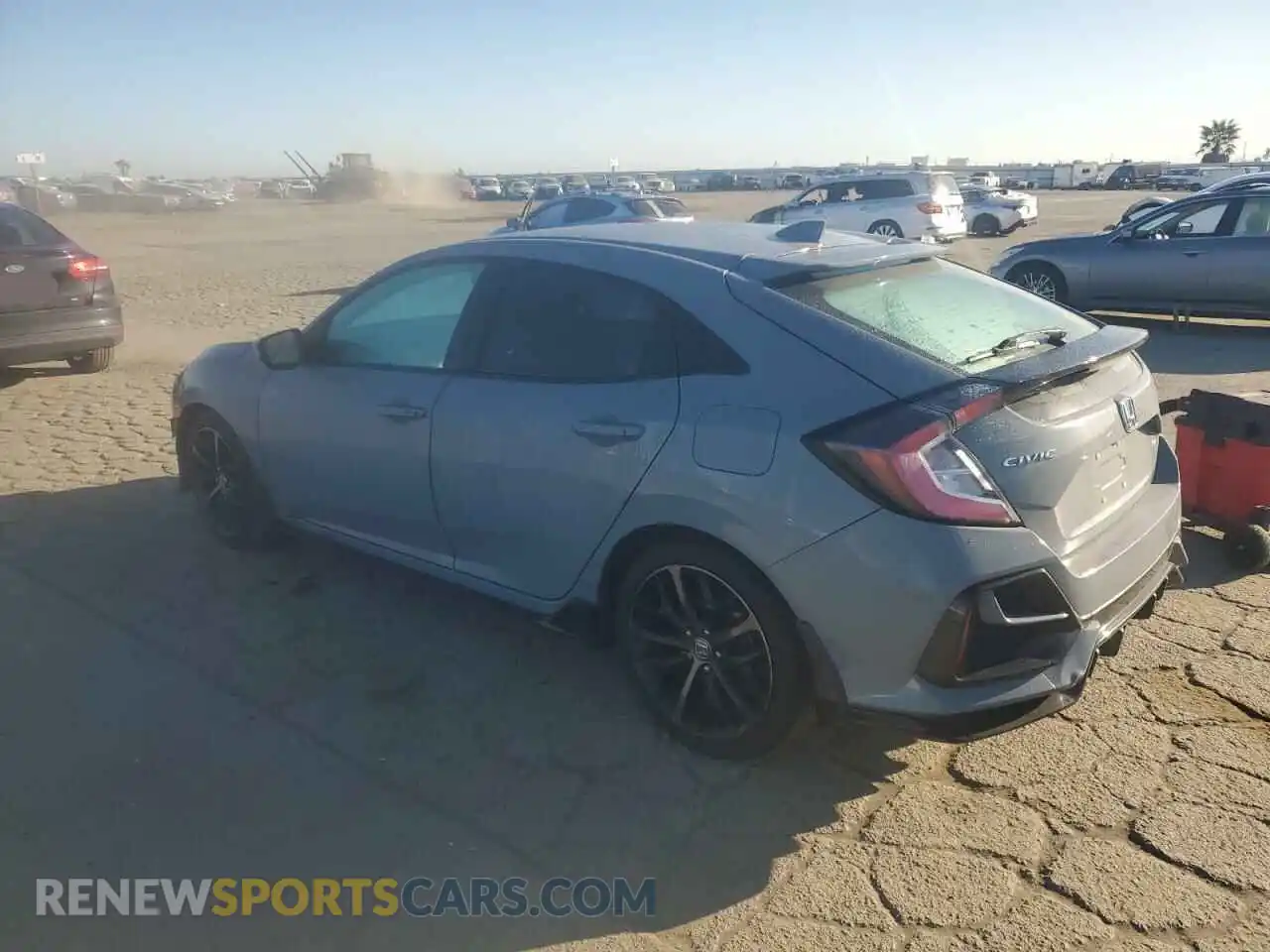 2 Фотография поврежденного автомобиля SHHFK7H40MU401106 HONDA CIVIC 2021
