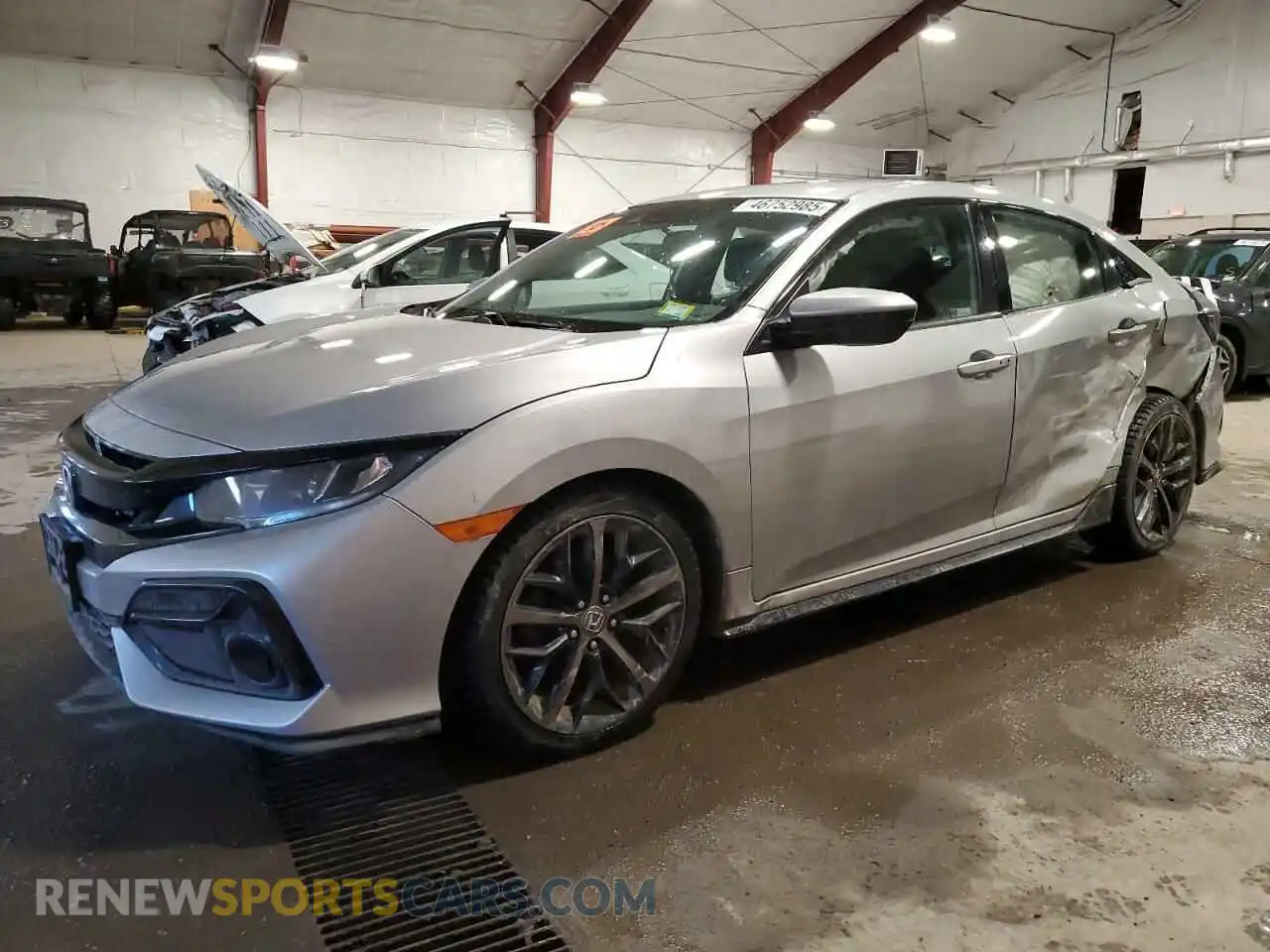 1 Photograph of a damaged car SHHFK7H40MU411084 HONDA CIVIC 2021