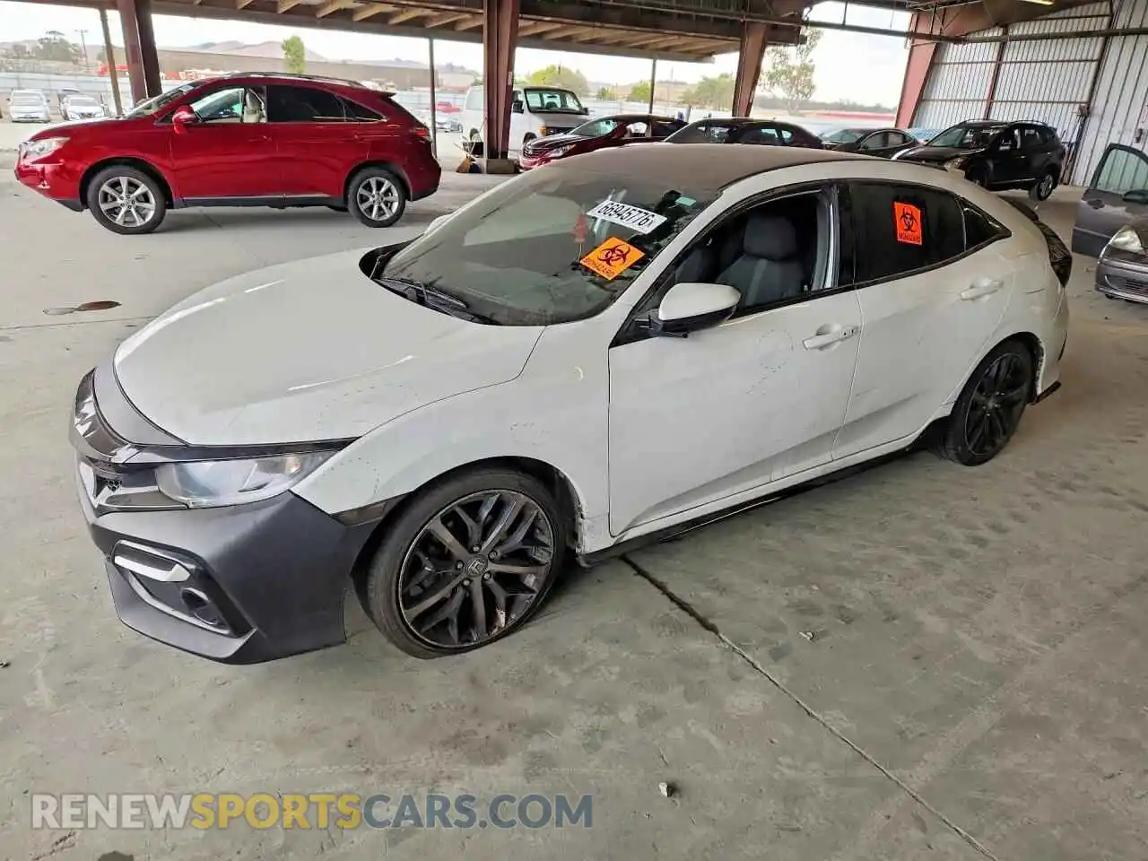 1 fotografías del automóvil dañado SHHFK7H40MU413353 HONDA CIVIC 2021