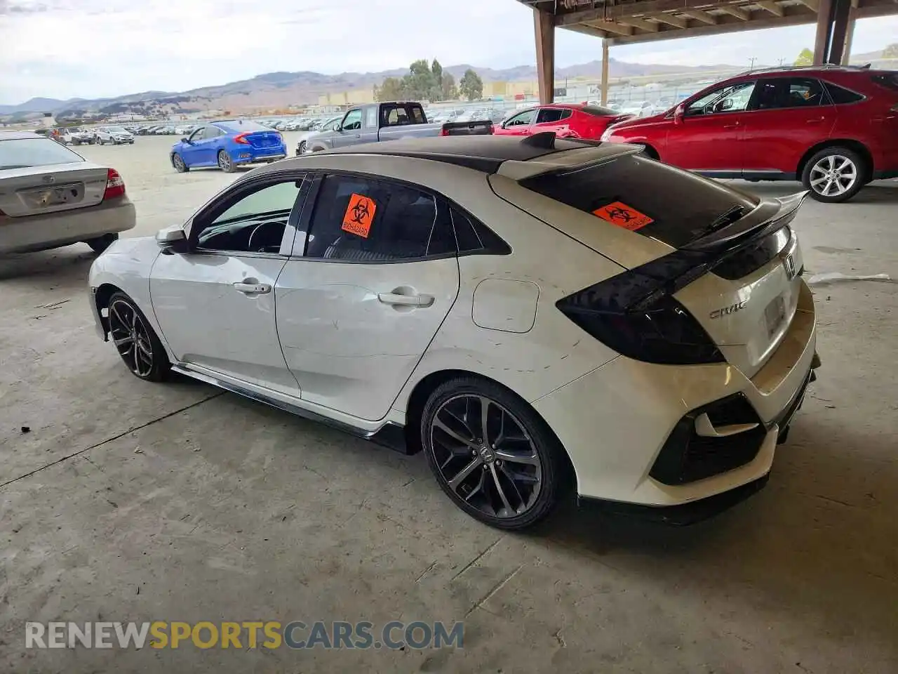 2 fotografías del automóvil dañado SHHFK7H40MU413353 HONDA CIVIC 2021