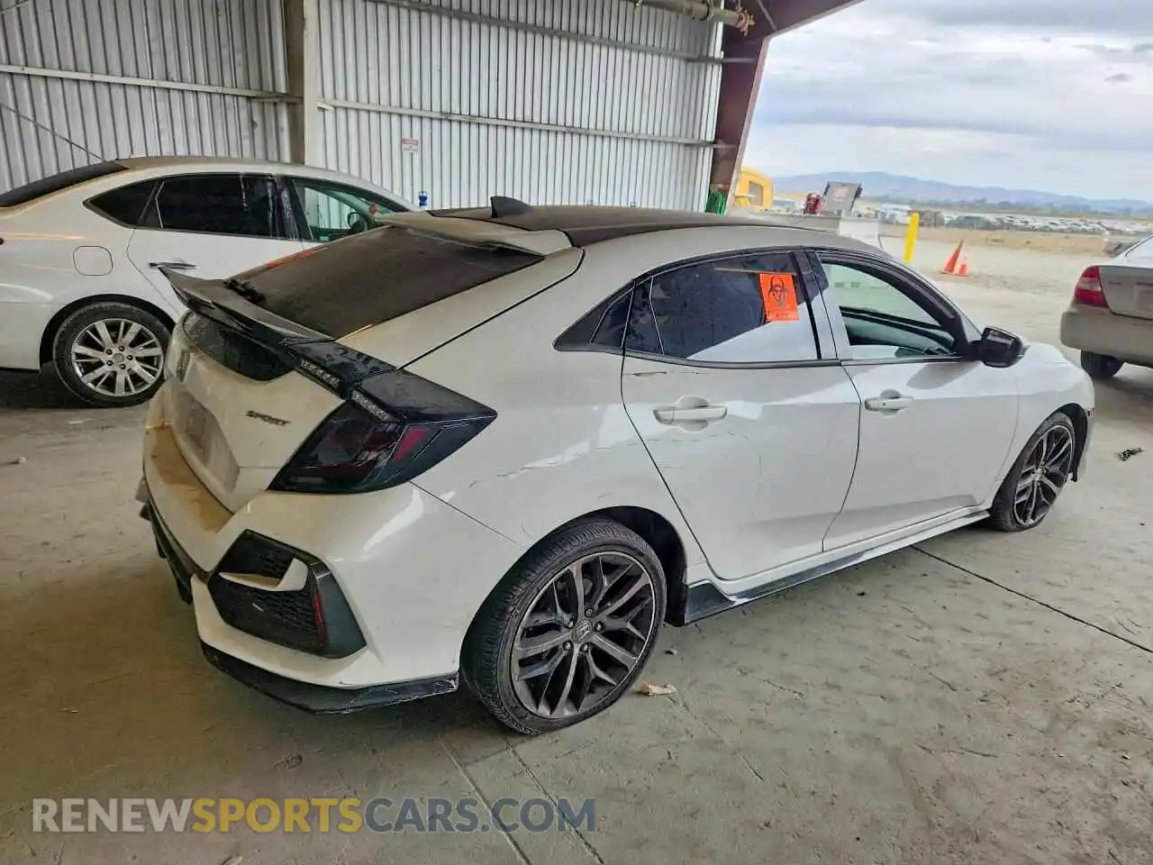 3 fotografías del automóvil dañado SHHFK7H40MU413353 HONDA CIVIC 2021