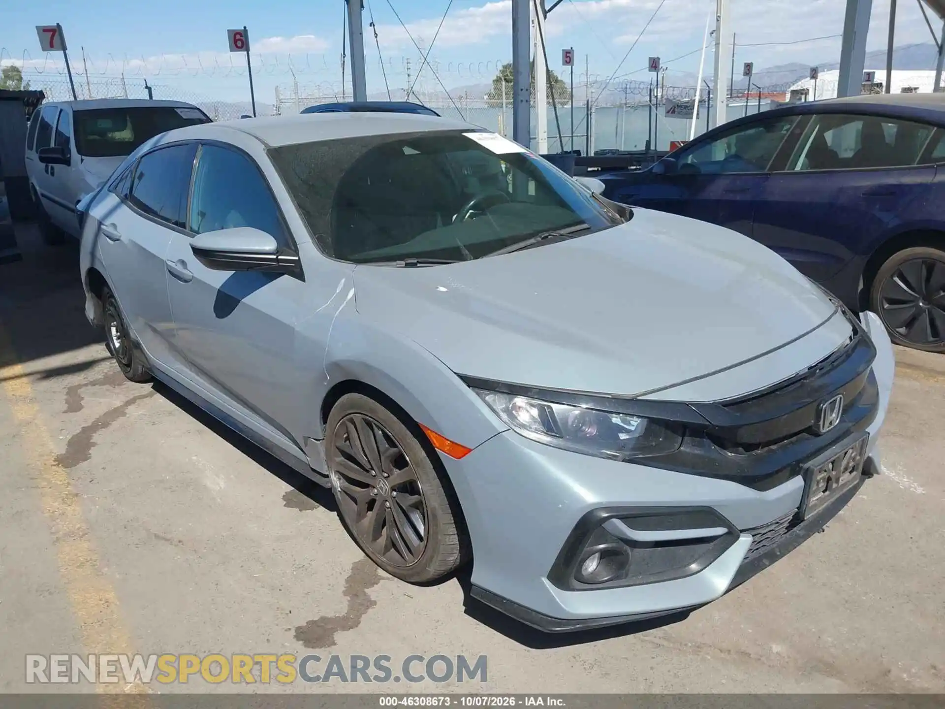 1 fotografías del automóvil dañado SHHFK7H40MU420660 HONDA CIVIC 2021