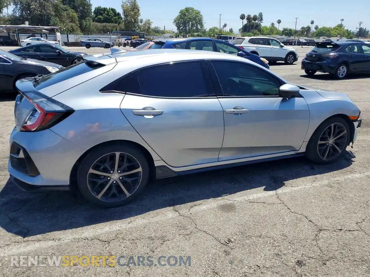 3 fotografías del automóvil dañado SHHFK7H40MU422313 HONDA CIVIC 2021