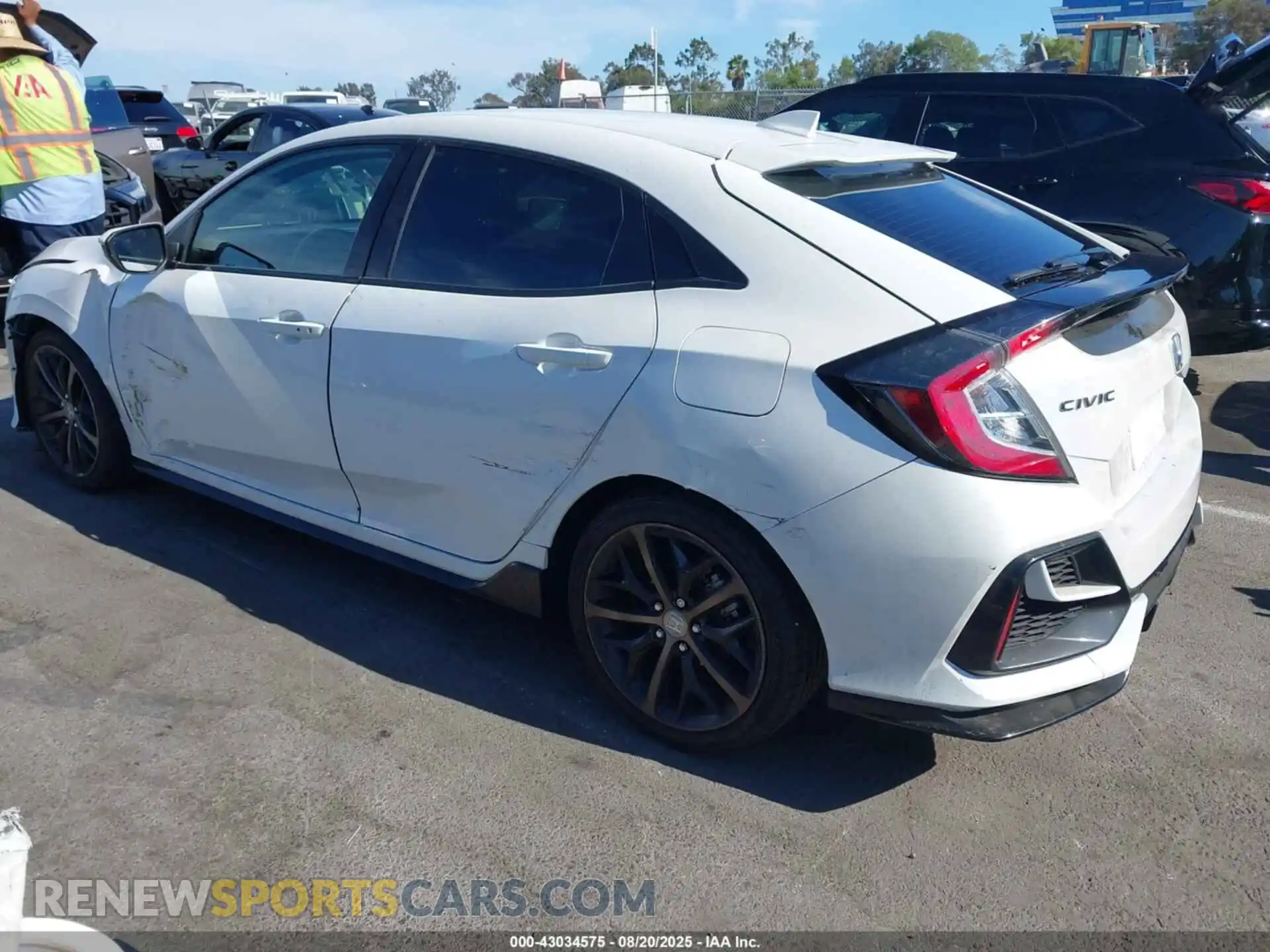3 Photograph of a damaged car SHHFK7H40MU422389 HONDA CIVIC 2021