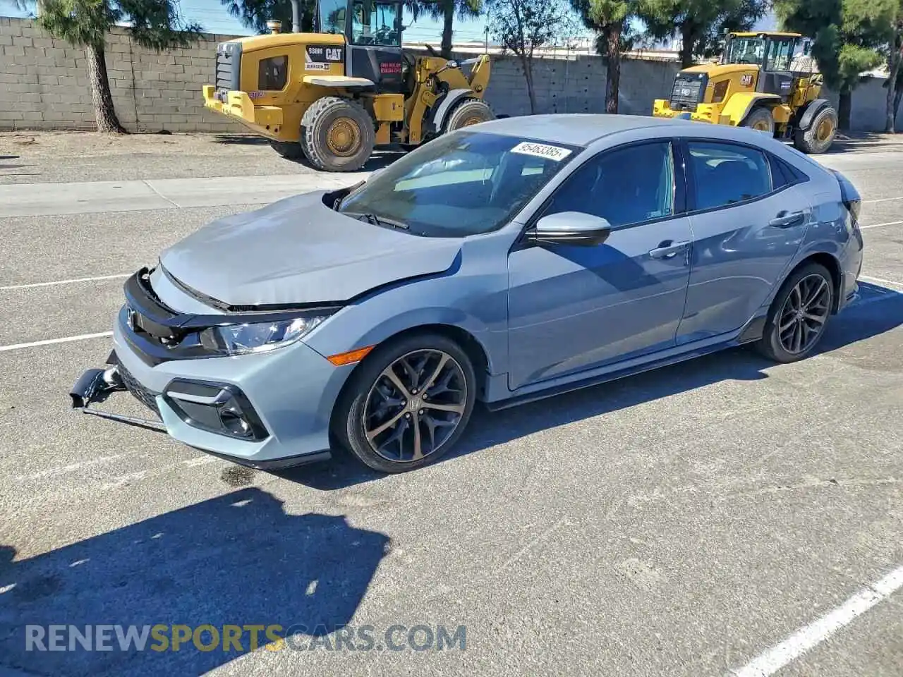 1 Photograph of a damaged car SHHFK7H40MU424305 HONDA CIVIC 2021