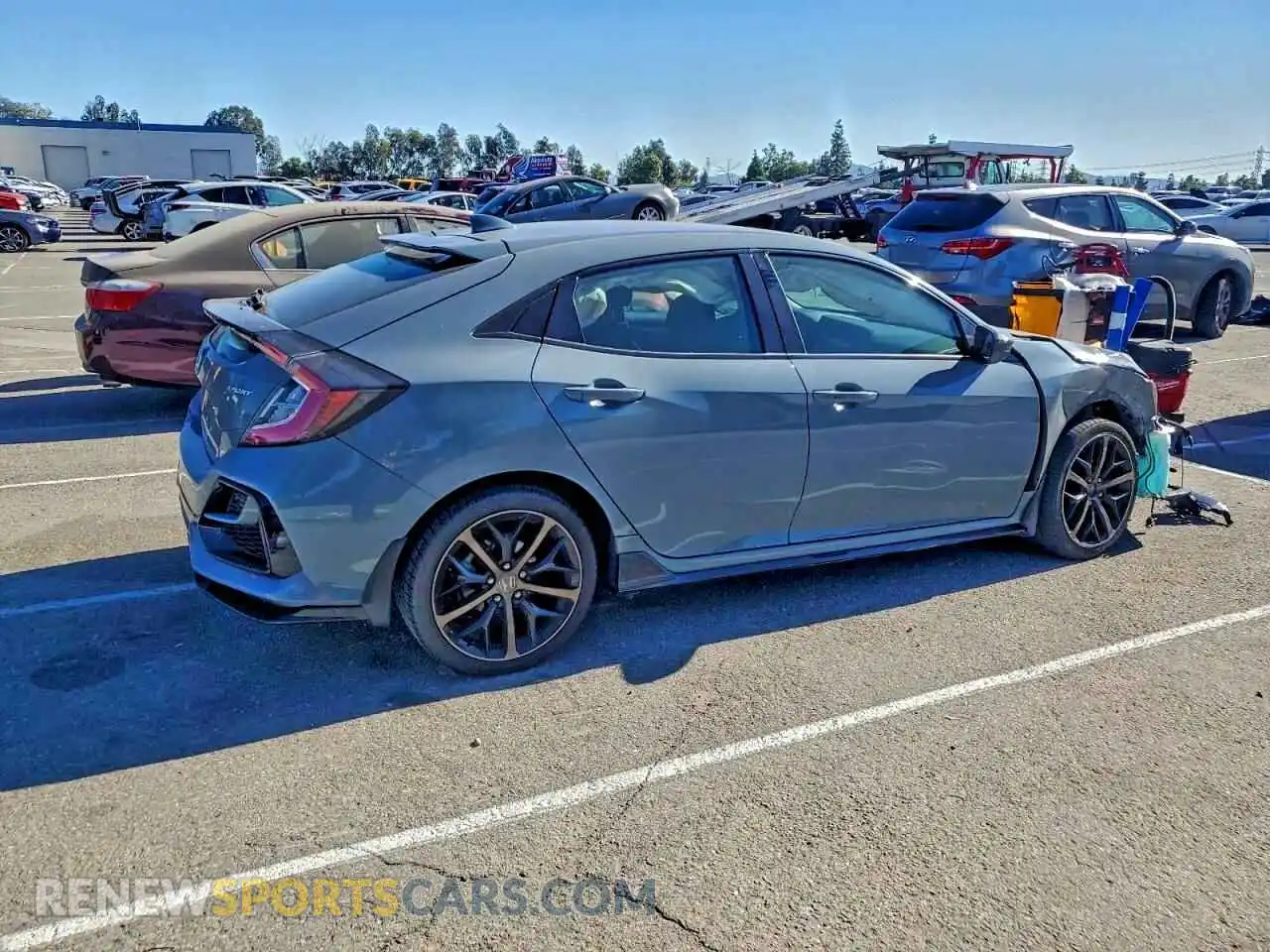 3 Photograph of a damaged car SHHFK7H40MU424305 HONDA CIVIC 2021