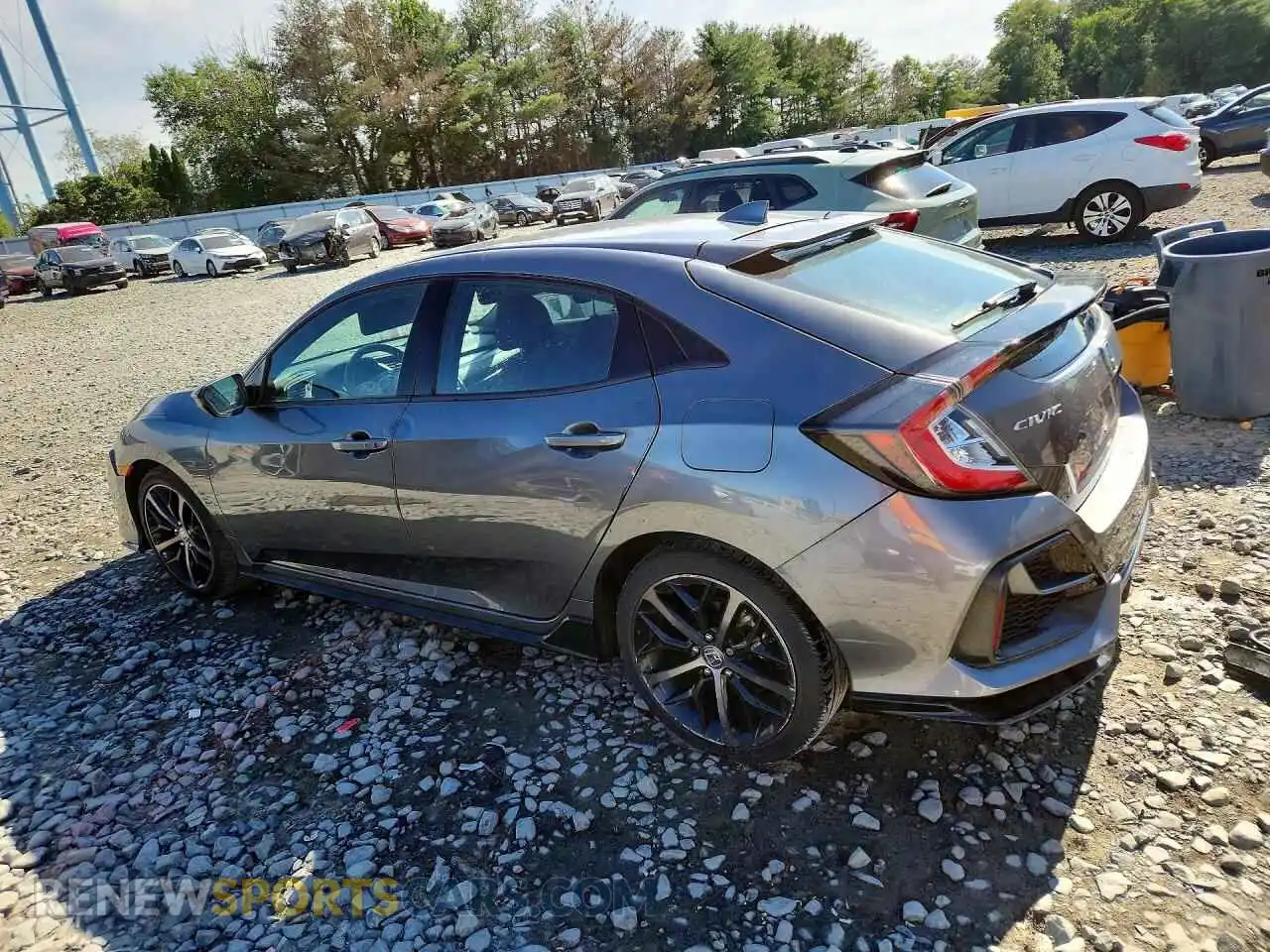 2 Фотография поврежденного автомобиля SHHFK7H40MU425843 HONDA CIVIC 2021