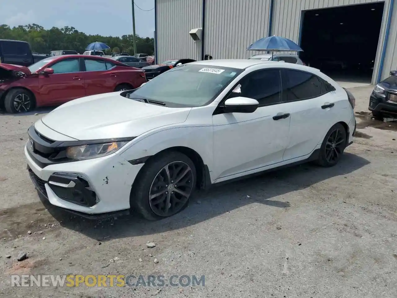 1 Photograph of a damaged car SHHFK7H41MU204574 HONDA CIVIC 2021