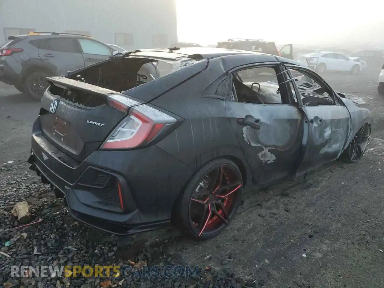 3 Photograph of a damaged car SHHFK7H41MU207250 HONDA CIVIC 2021