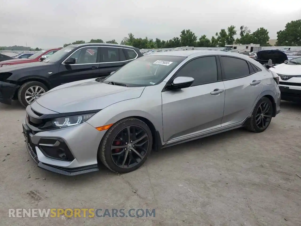 1 Photograph of a damaged car SHHFK7H41MU221892 HONDA CIVIC 2021