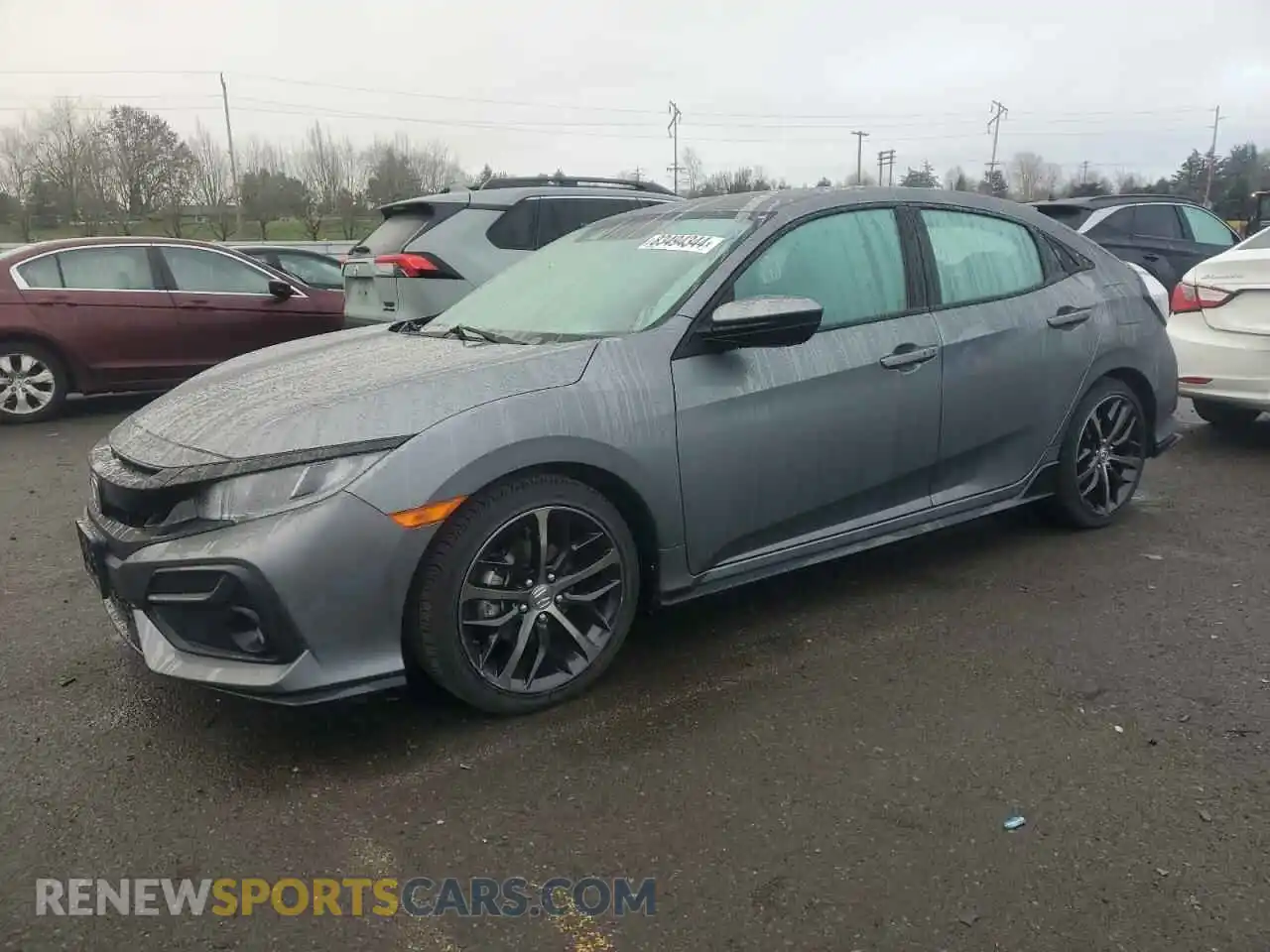 1 Photograph of a damaged car SHHFK7H41MU420909 HONDA CIVIC 2021