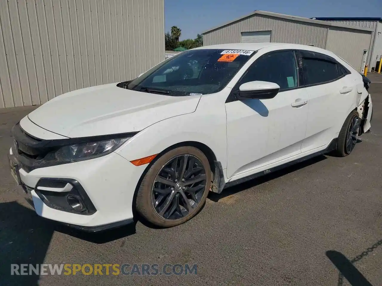 1 Фотография поврежденного автомобиля SHHFK7H41MU422367 HONDA CIVIC 2021