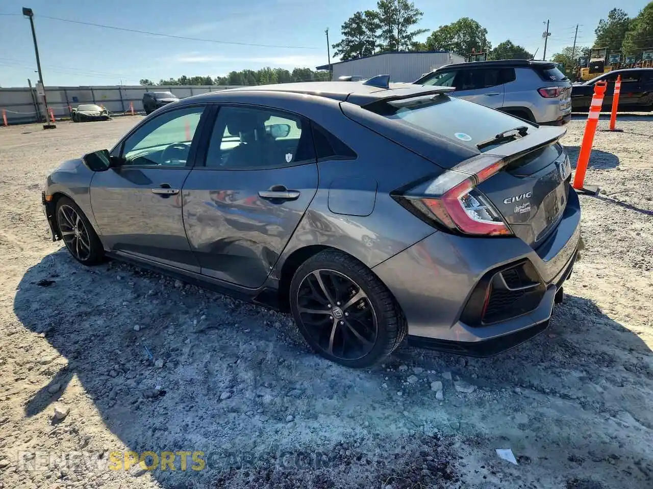 2 Photograph of a damaged car SHHFK7H42MU203059 HONDA CIVIC 2021