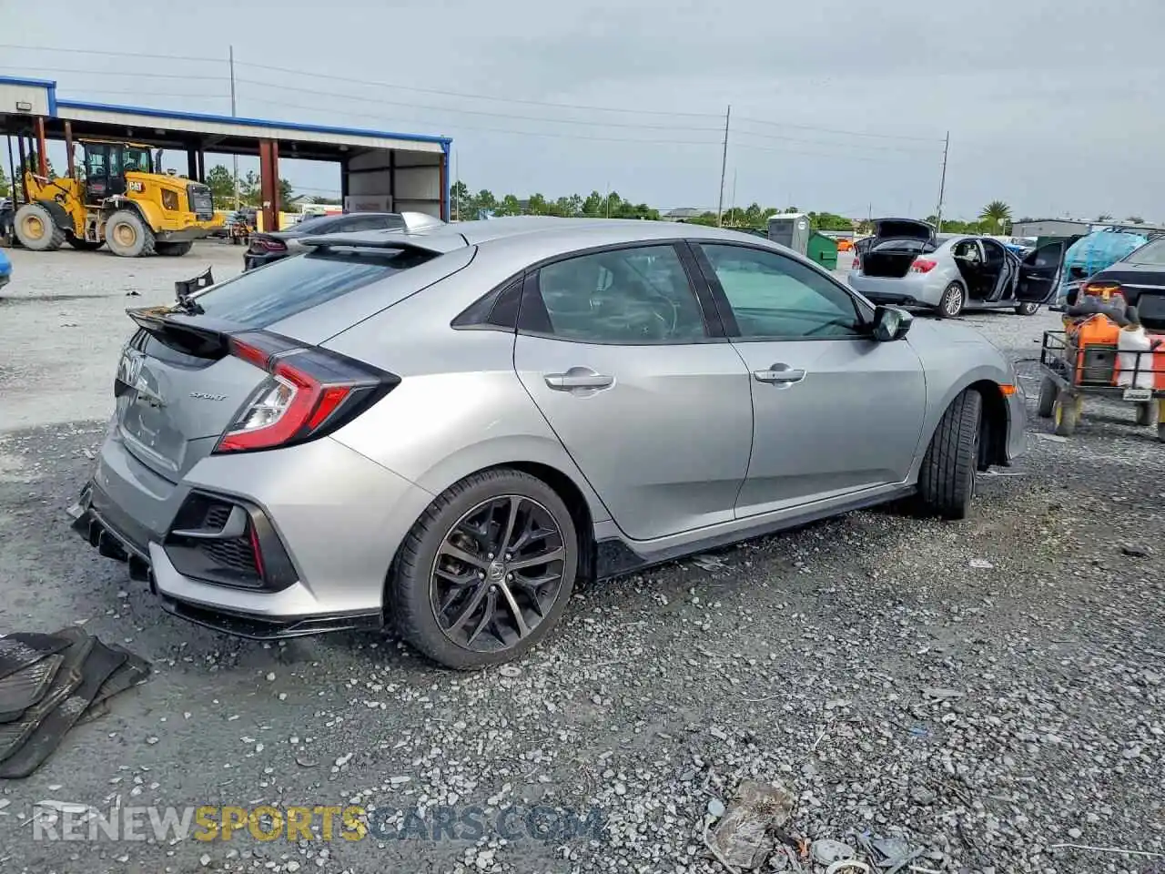 3 Photograph of a damaged car SHHFK7H42MU212697 HONDA CIVIC 2021