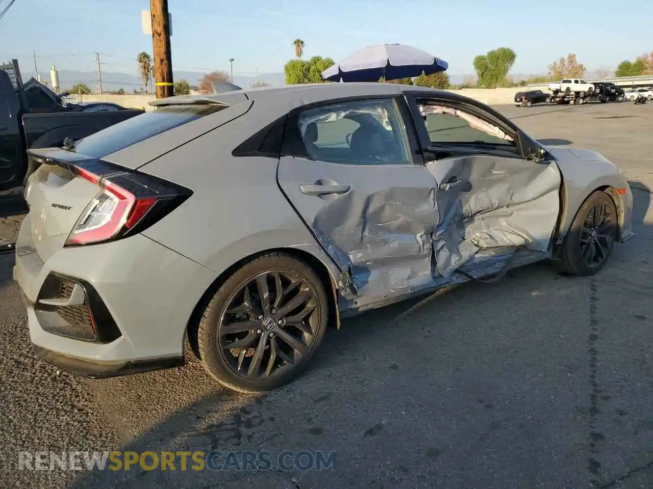 3 Photograph of a damaged car SHHFK7H42MU406176 HONDA CIVIC 2021