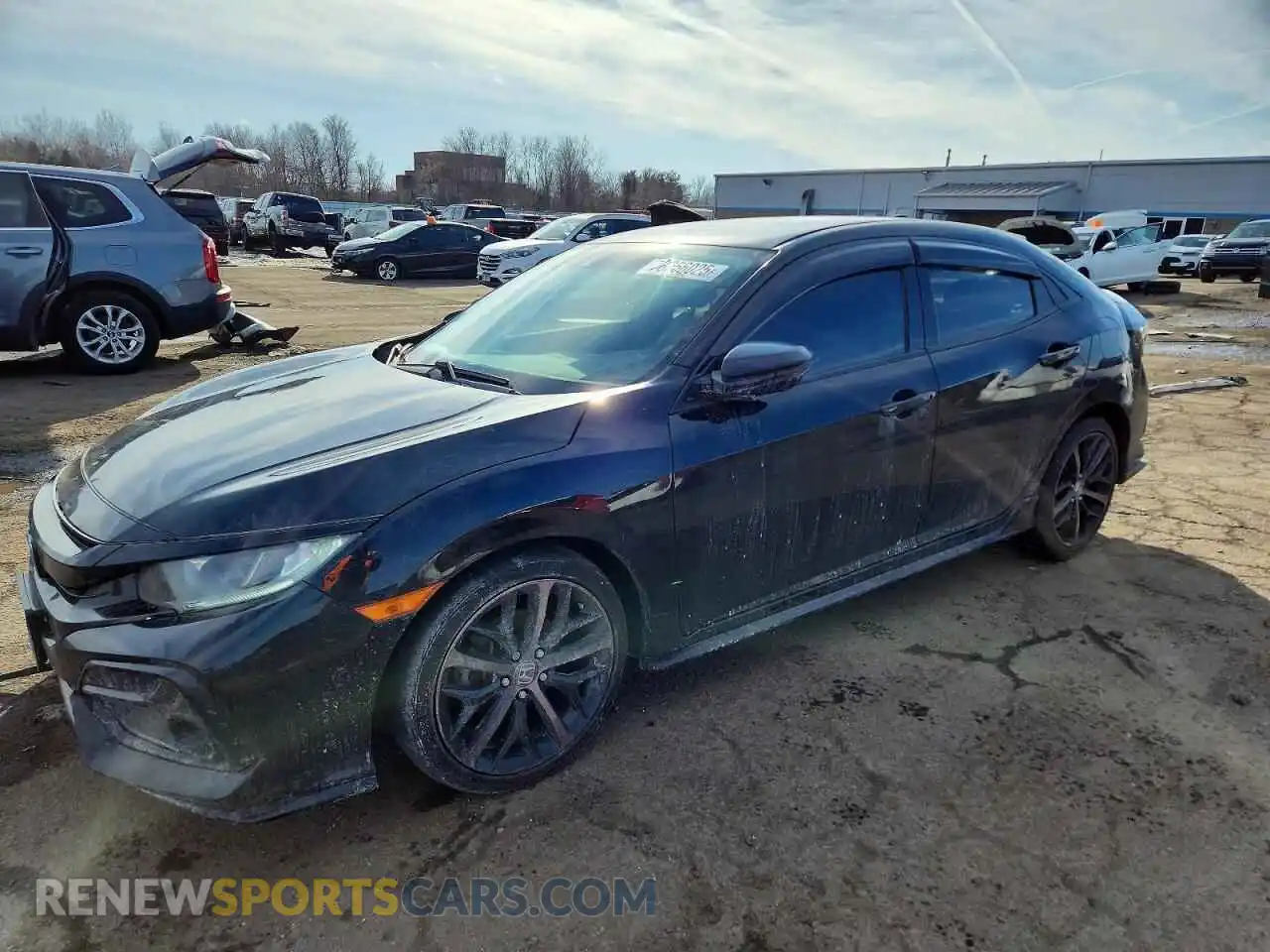 1 Photograph of a damaged car SHHFK7H42MU424614 HONDA CIVIC 2021