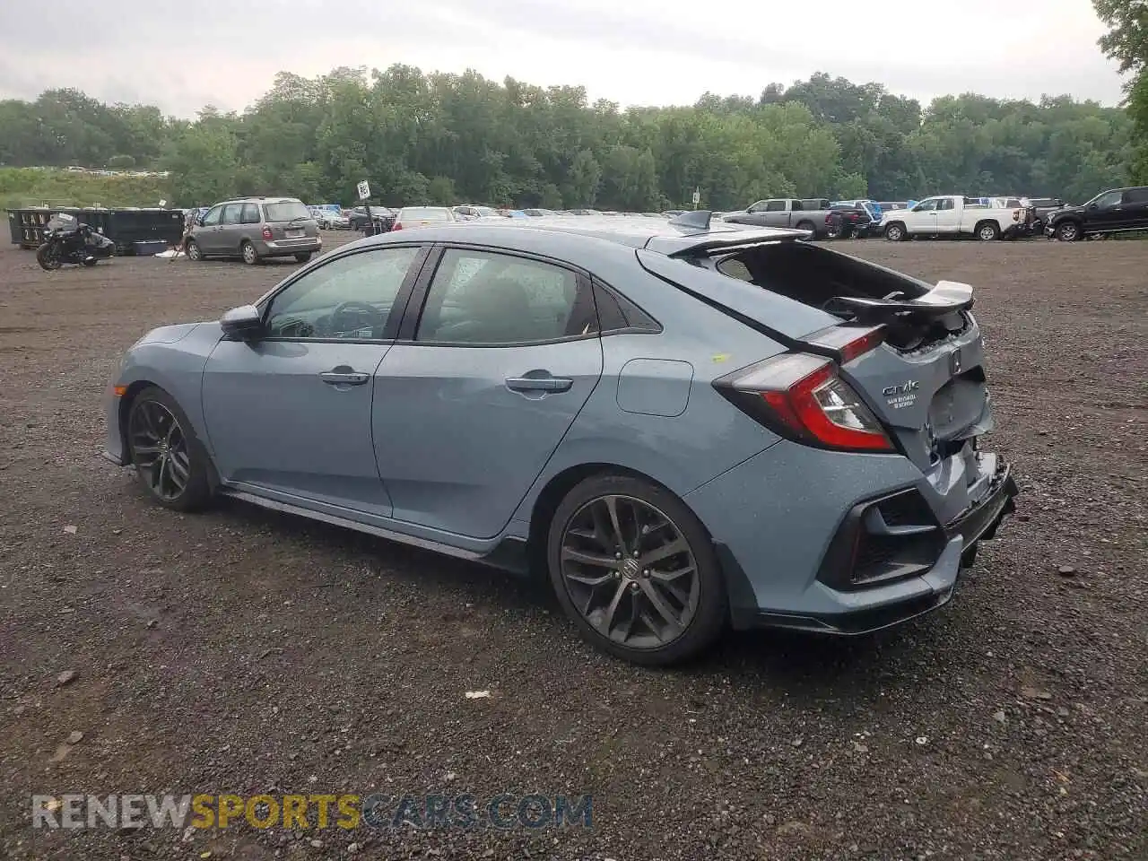2 Photograph of a damaged car SHHFK7H43MU227998 HONDA CIVIC 2021