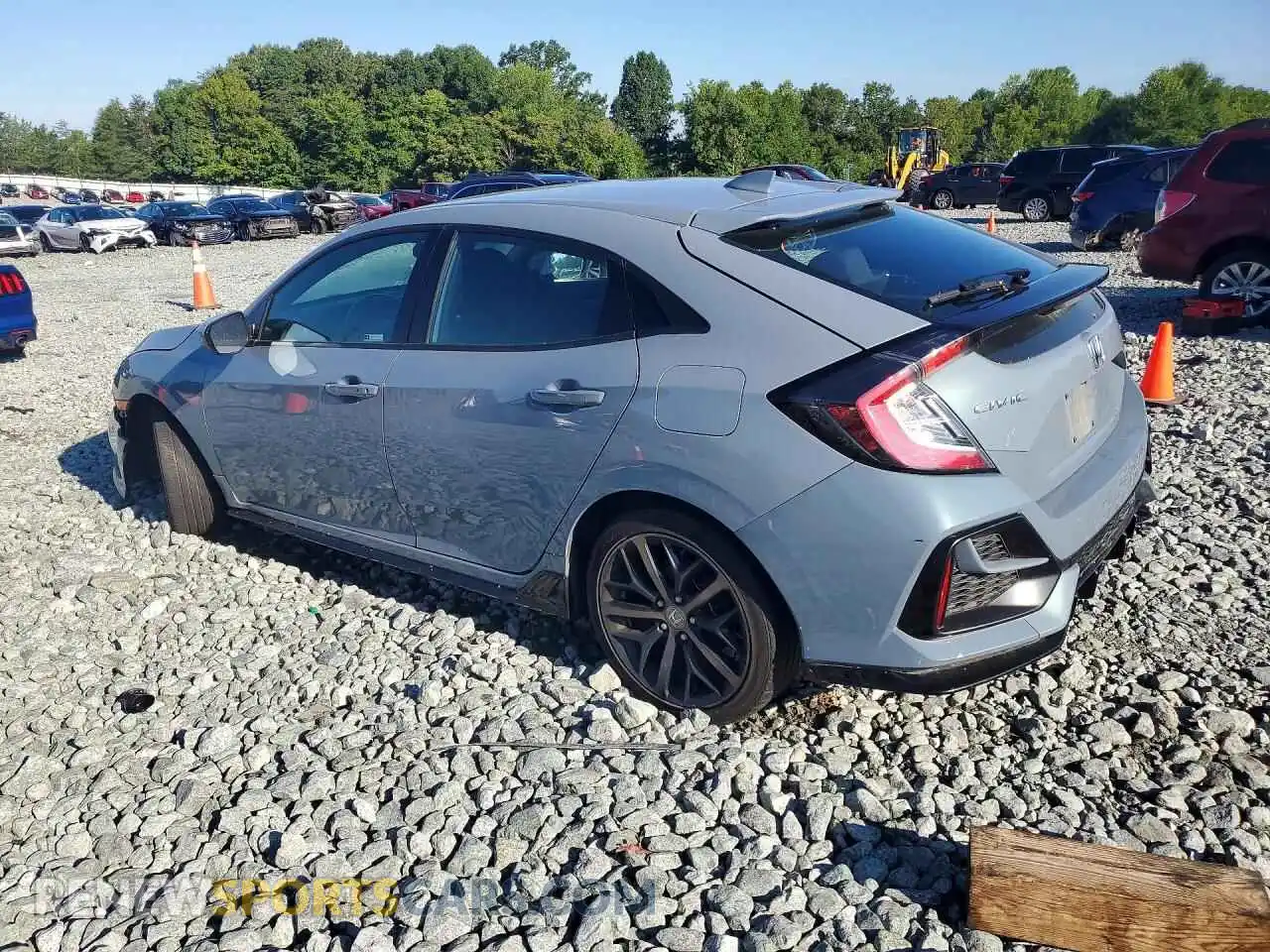 2 fotografías del automóvil dañado SHHFK7H43MU229573 HONDA CIVIC 2021