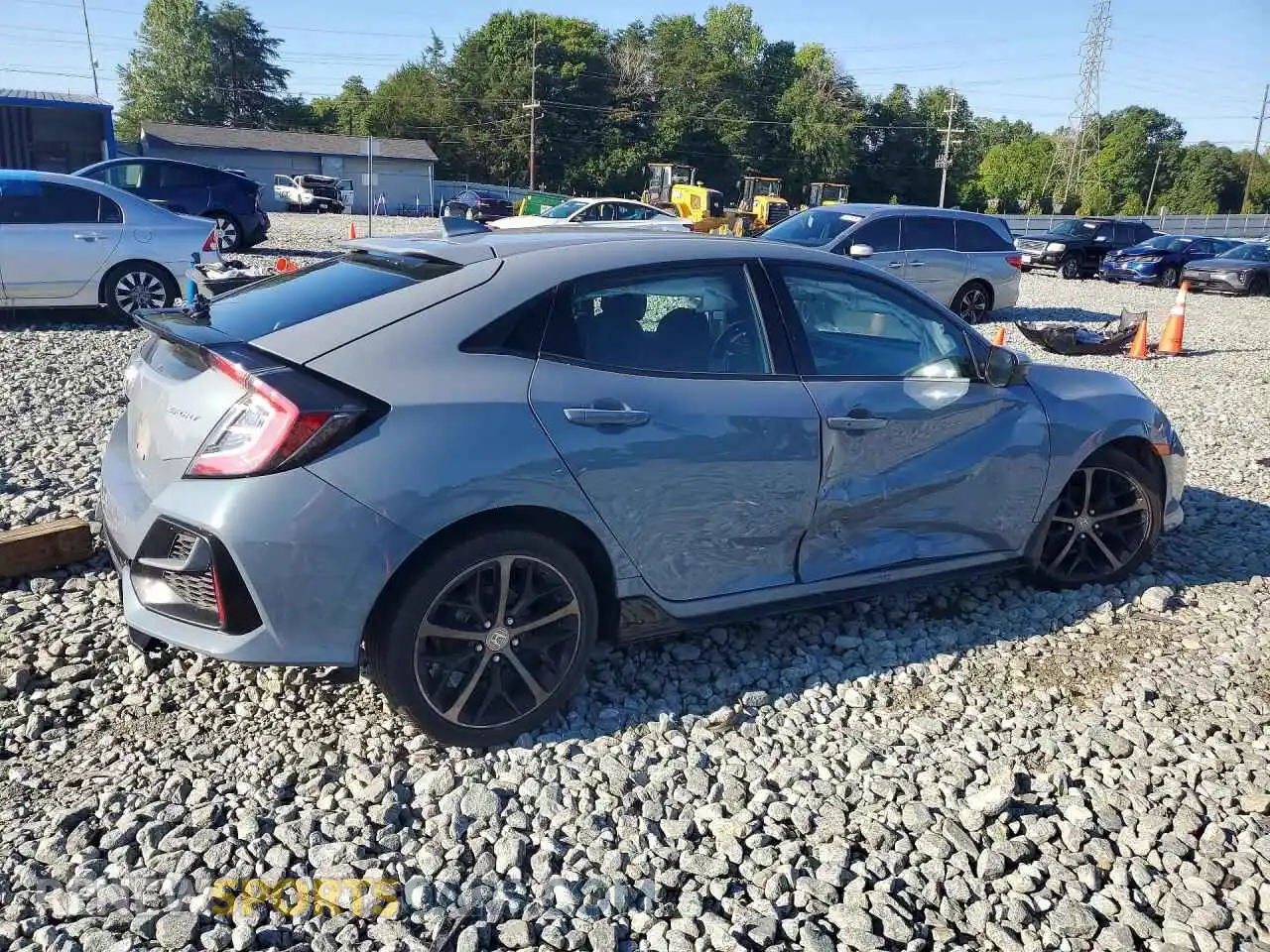 3 fotografías del automóvil dañado SHHFK7H43MU229573 HONDA CIVIC 2021