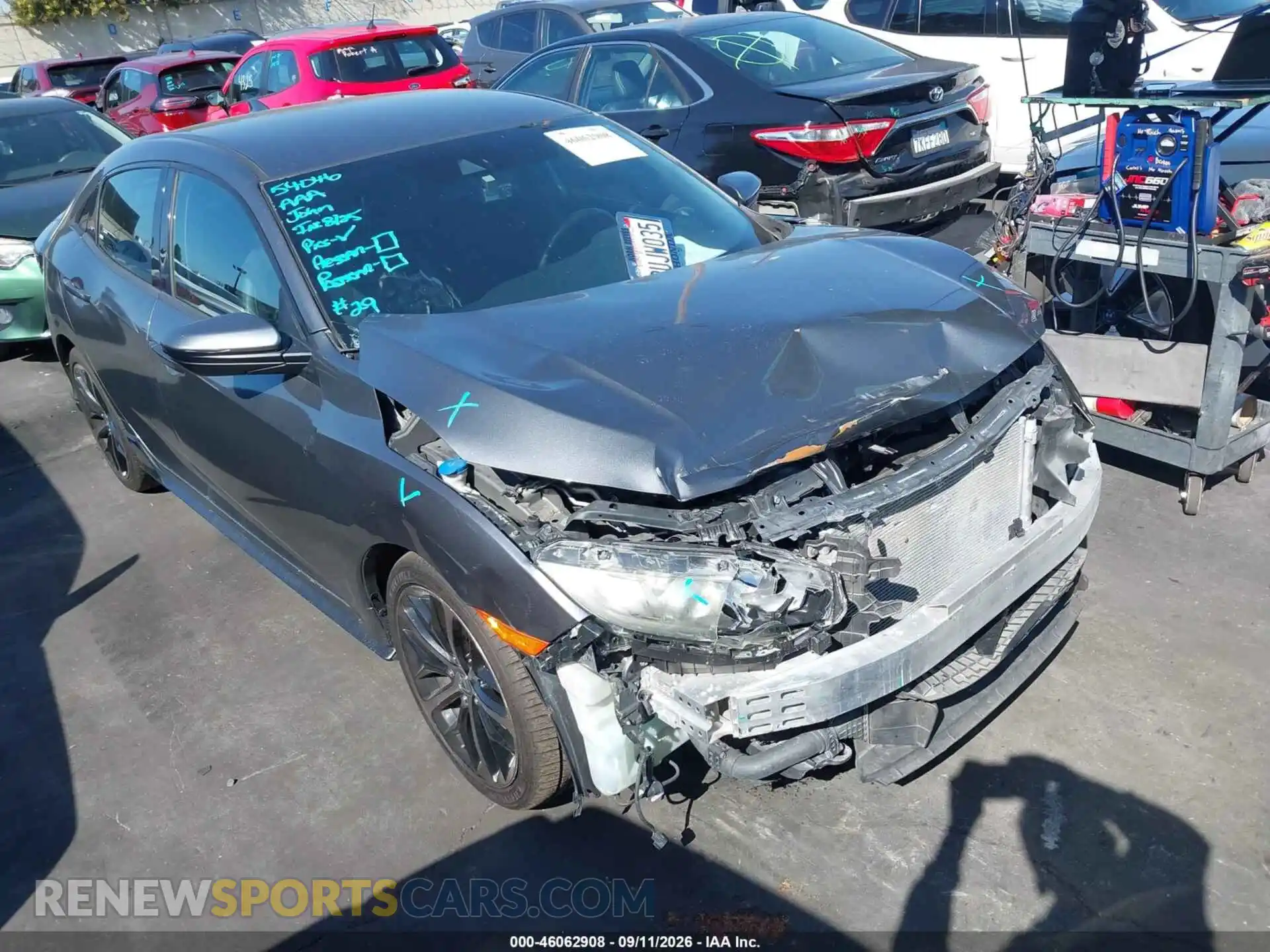 1 Photograph of a damaged car SHHFK7H43MU403531 HONDA CIVIC 2021