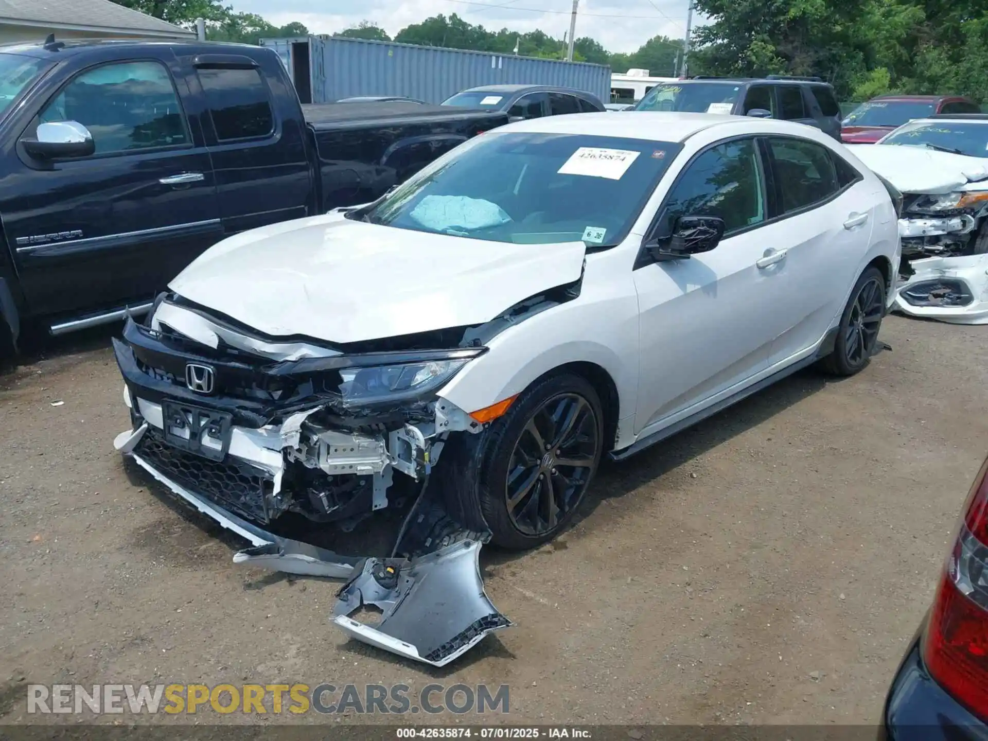 2 Photograph of a damaged car SHHFK7H43MU404016 HONDA CIVIC 2021
