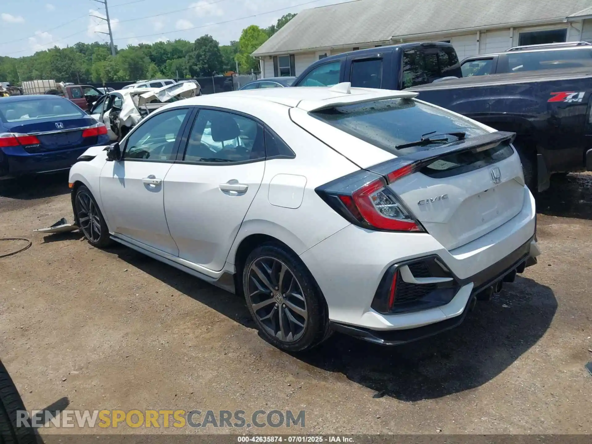 3 Photograph of a damaged car SHHFK7H43MU404016 HONDA CIVIC 2021