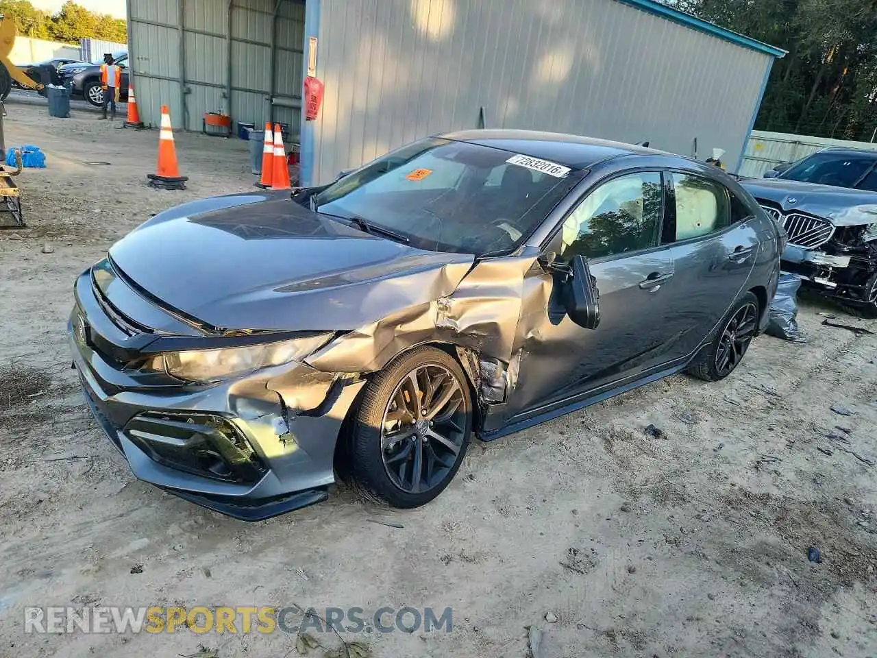 1 Фотография поврежденного автомобиля SHHFK7H43MU404565 HONDA CIVIC 2021