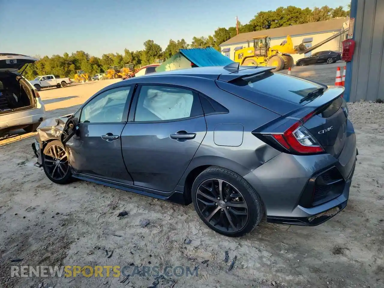 2 Фотография поврежденного автомобиля SHHFK7H43MU404565 HONDA CIVIC 2021