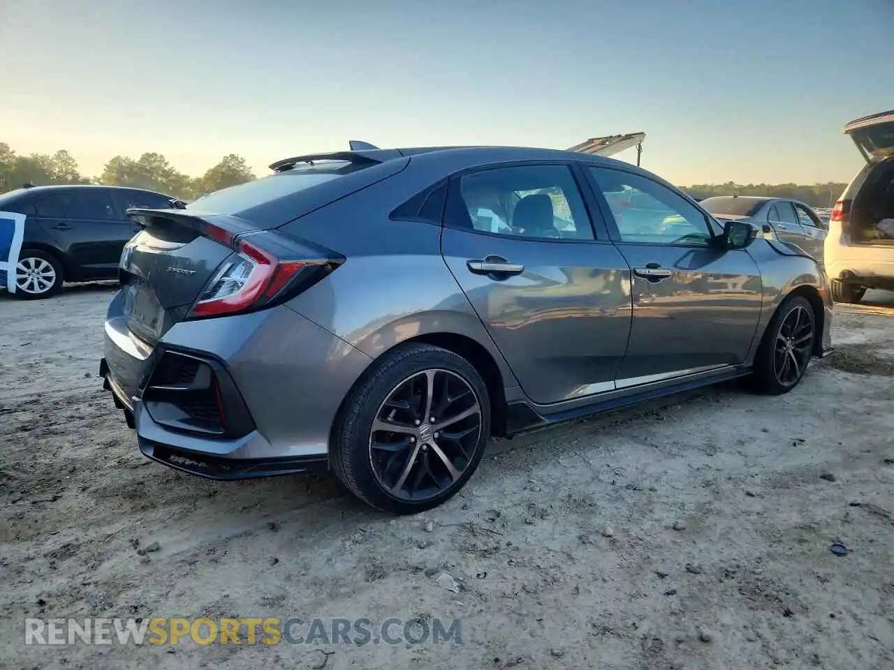 3 Фотография поврежденного автомобиля SHHFK7H43MU404565 HONDA CIVIC 2021