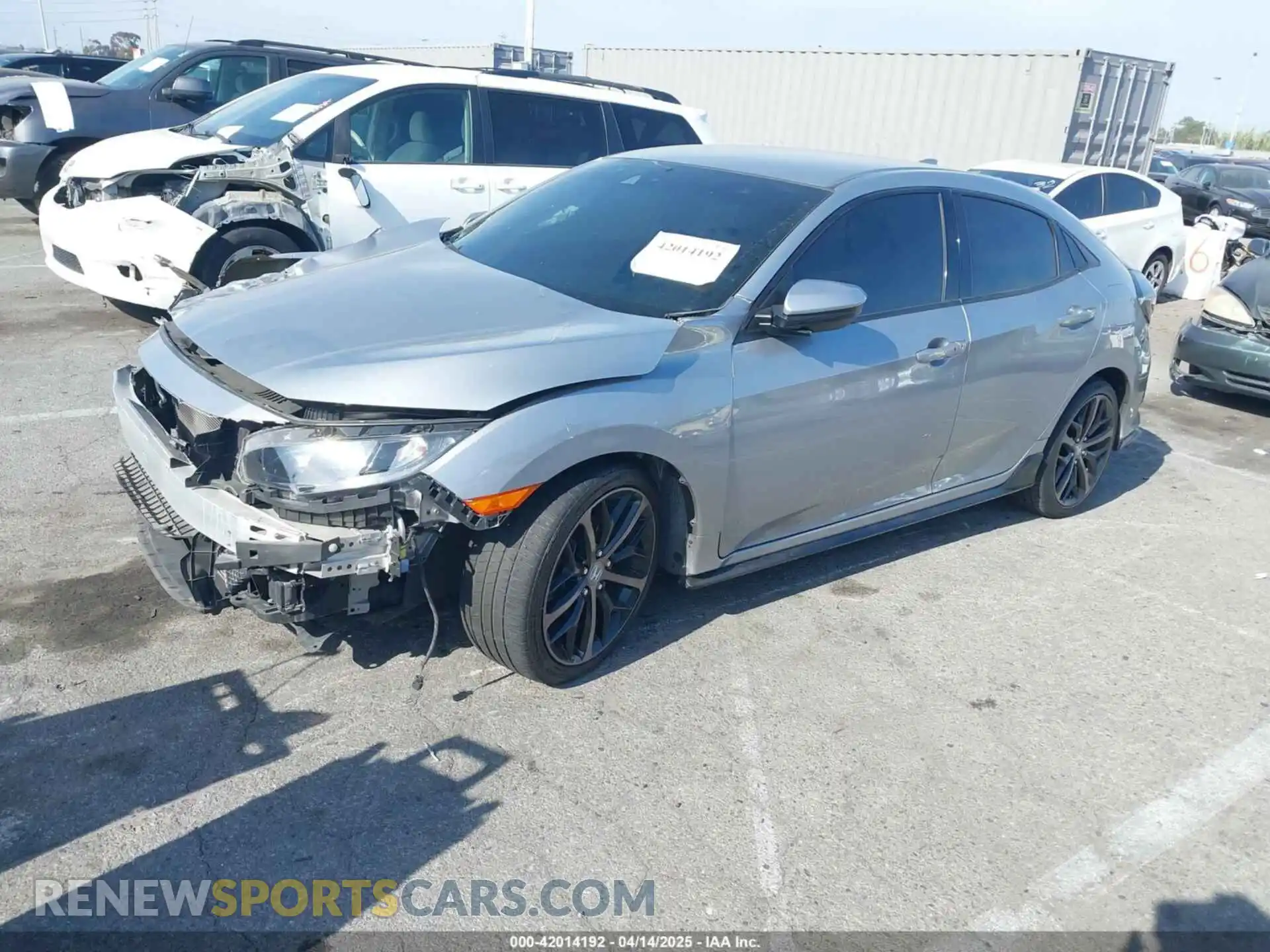 2 Photograph of a damaged car SHHFK7H43MU412729 HONDA CIVIC 2021