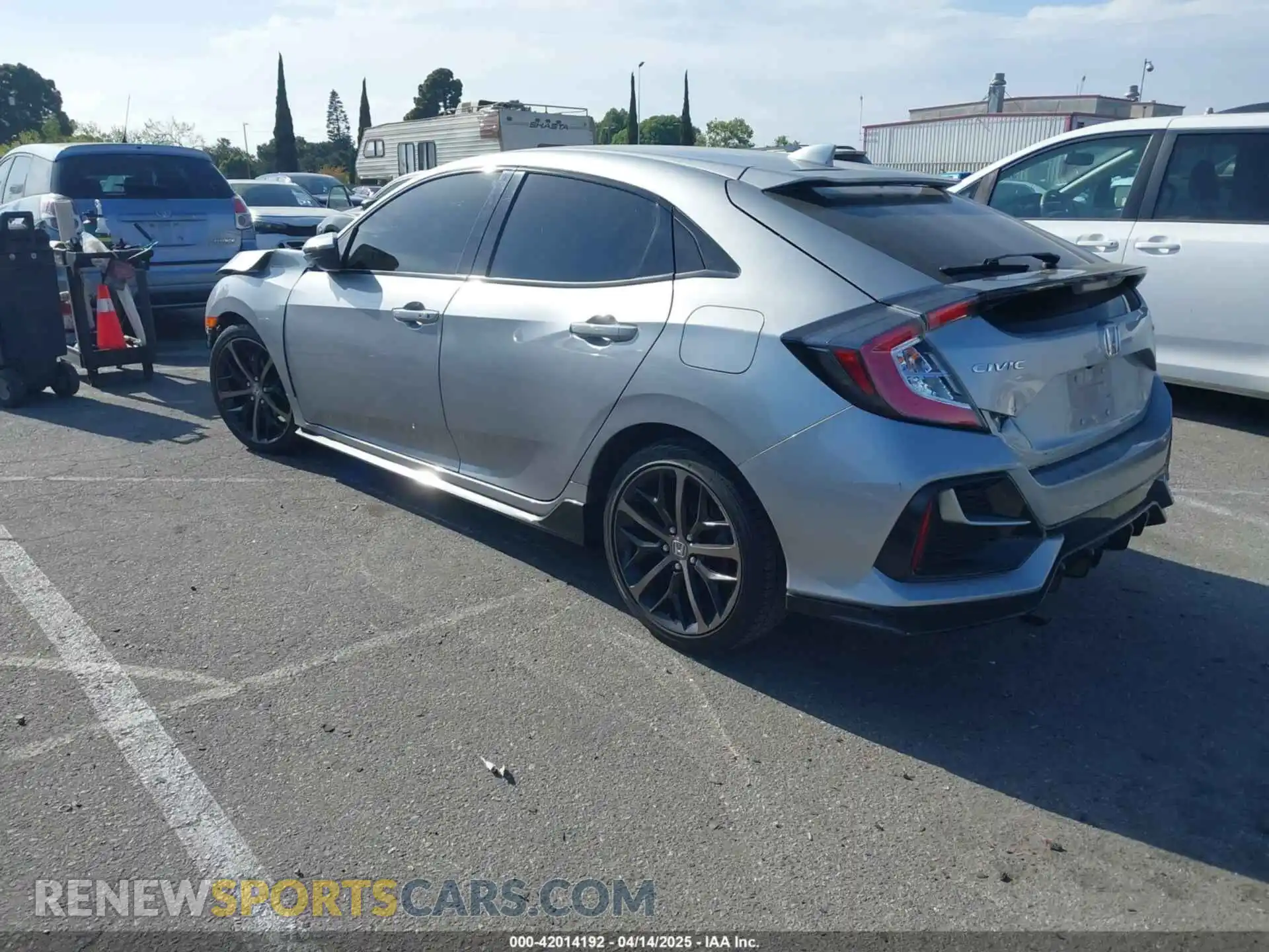 3 Photograph of a damaged car SHHFK7H43MU412729 HONDA CIVIC 2021