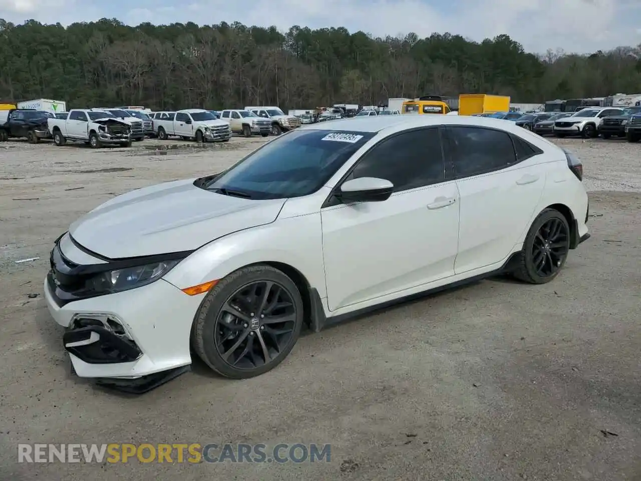1 Photograph of a damaged car SHHFK7H44MU212913 HONDA CIVIC 2021
