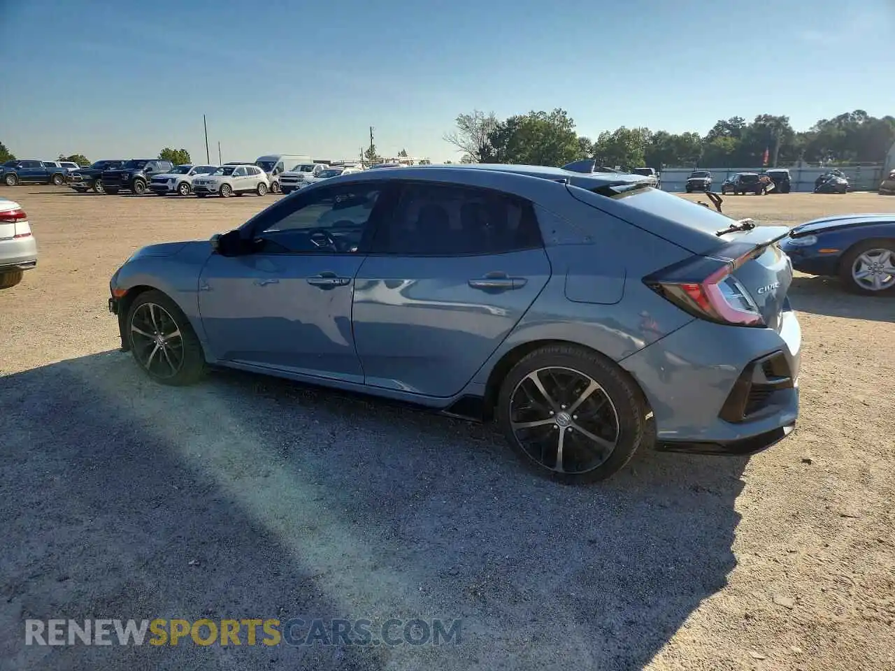 2 Photograph of a damaged car SHHFK7H44MU223328 HONDA CIVIC 2021