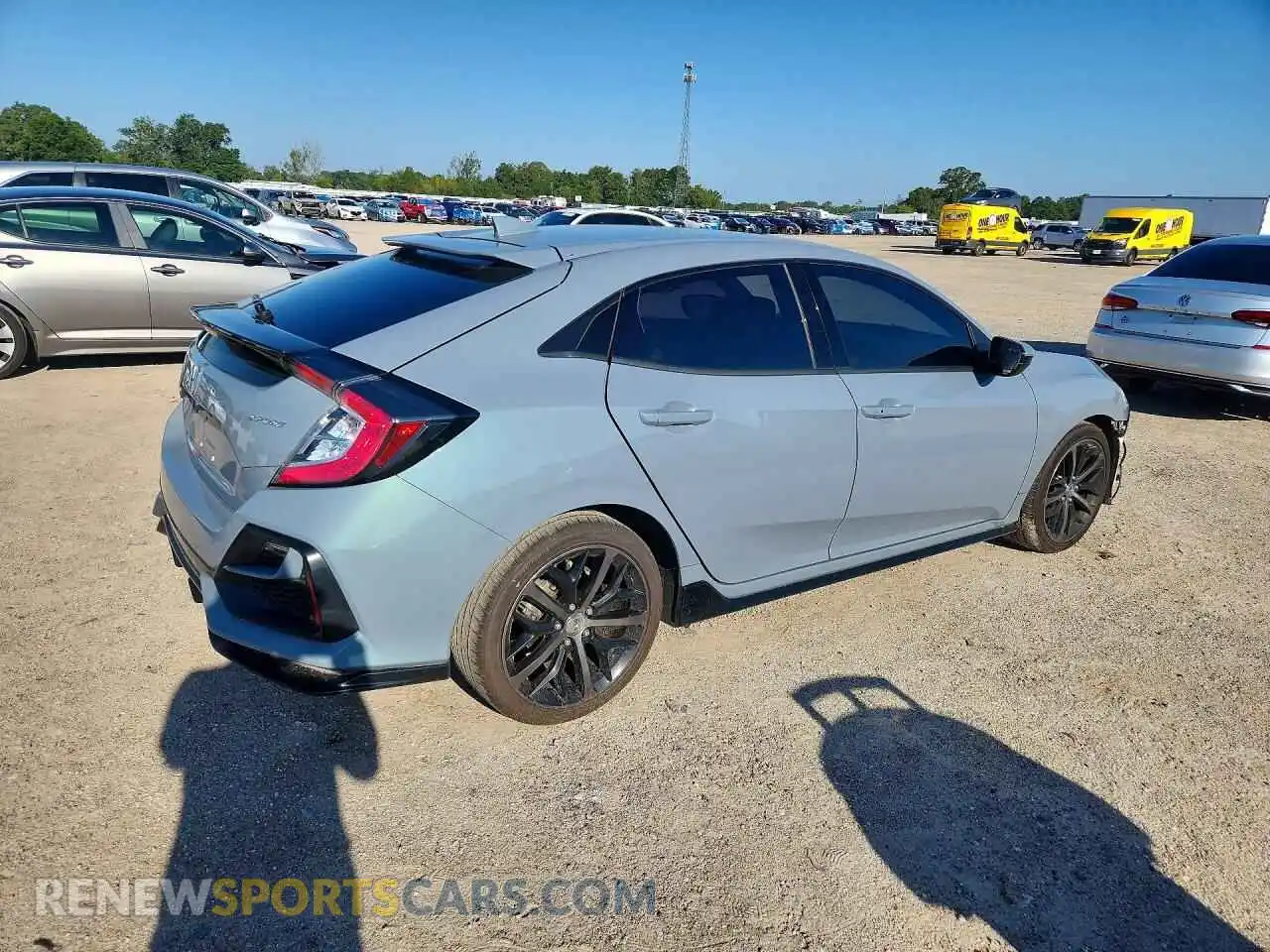 3 Photograph of a damaged car SHHFK7H44MU223328 HONDA CIVIC 2021