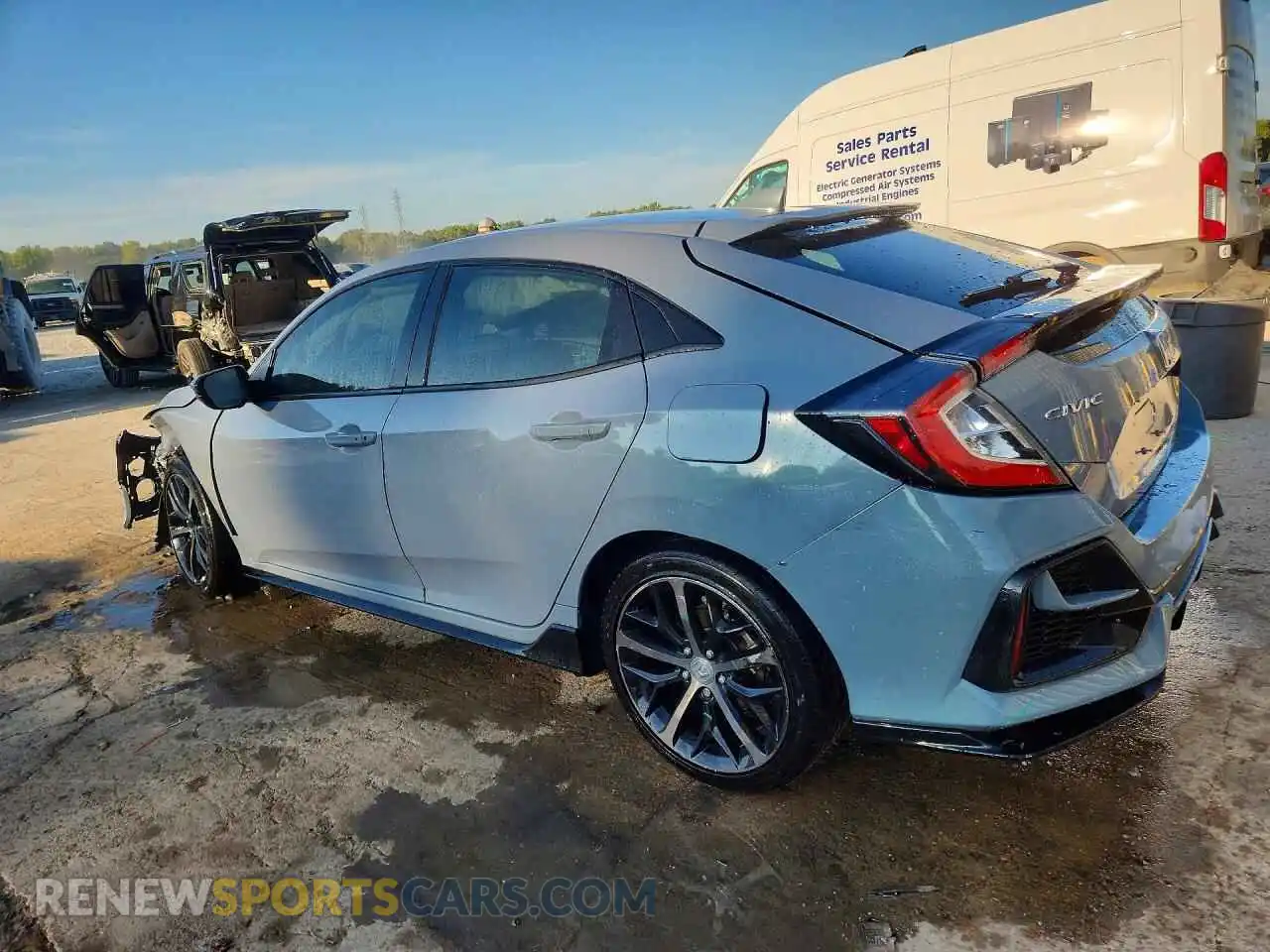 2 Photograph of a damaged car SHHFK7H44MU227847 HONDA CIVIC 2021
