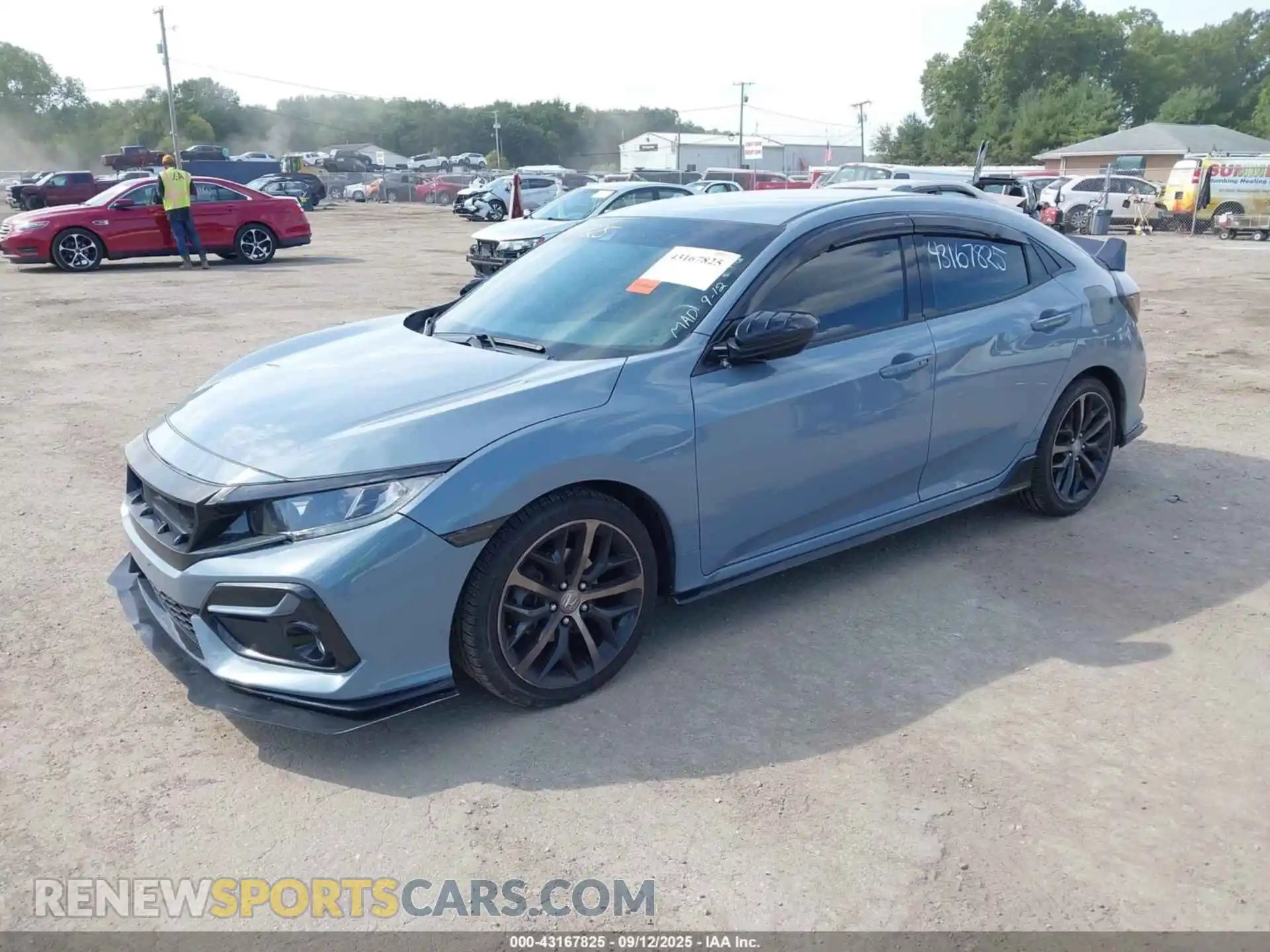 2 fotografías del automóvil dañado SHHFK7H44MU230179 HONDA CIVIC 2021