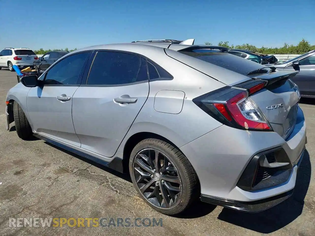2 Photograph of a damaged car SHHFK7H44MU400573 HONDA CIVIC 2021