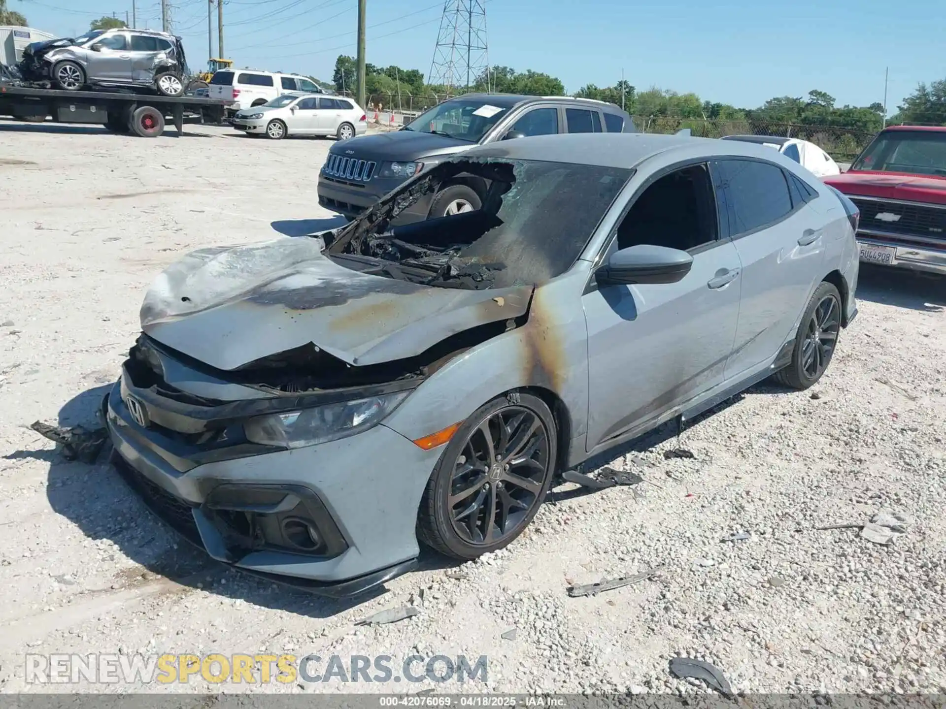 2 Photograph of a damaged car SHHFK7H44MU405885 HONDA CIVIC 2021