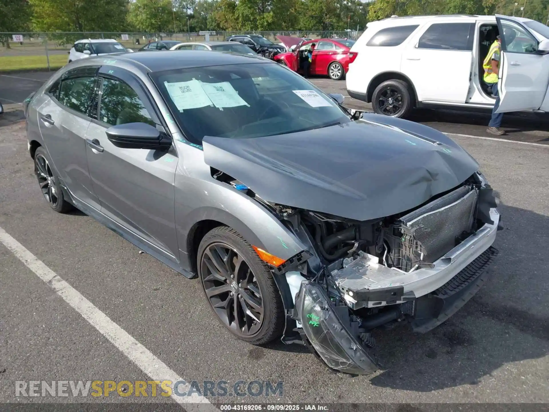 1 Photograph of a damaged car SHHFK7H44MU413095 HONDA CIVIC 2021