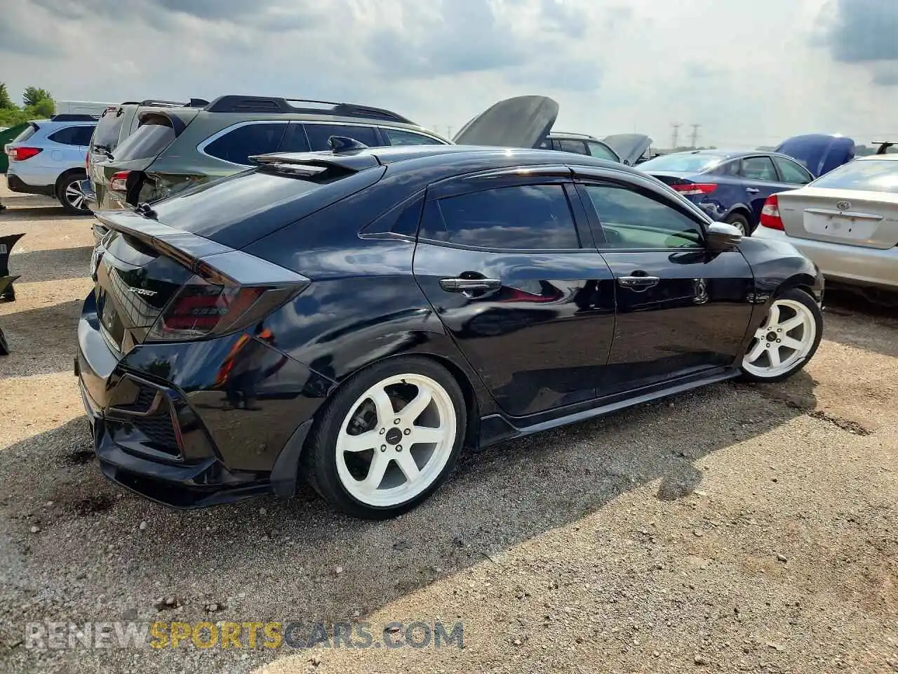 3 fotografías del automóvil dañado SHHFK7H44MU421116 HONDA CIVIC 2021
