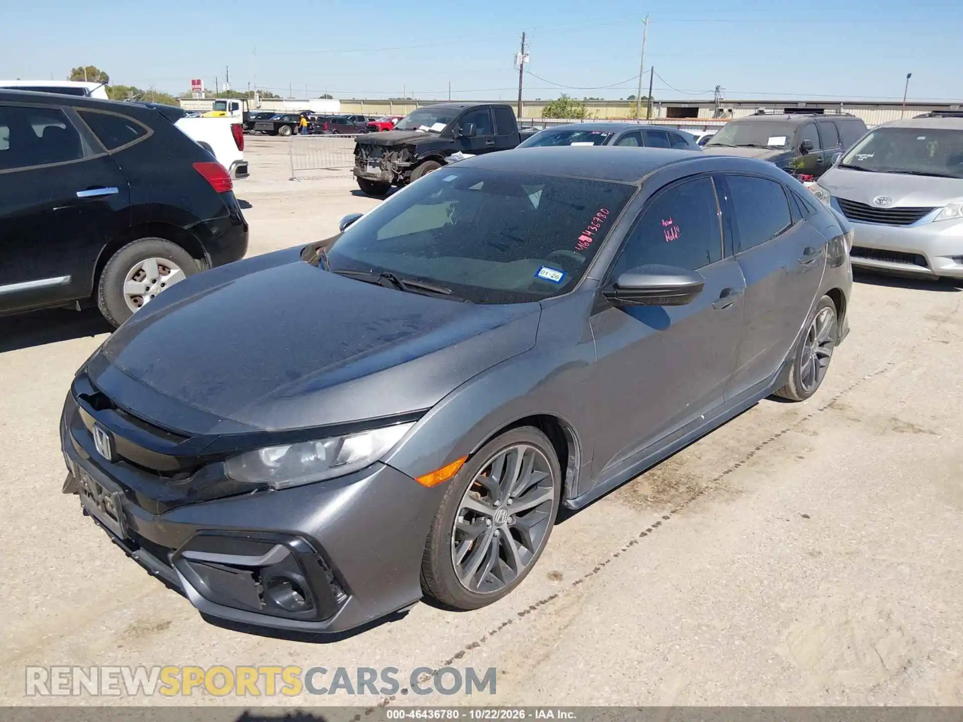 2 Фотография поврежденного автомобиля SHHFK7H45MU203041 HONDA CIVIC 2021