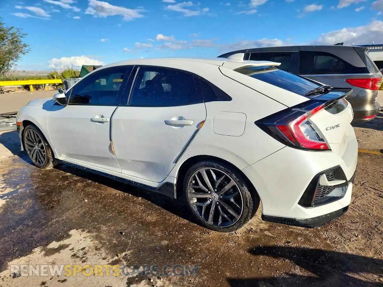 2 fotografías del automóvil dañado SHHFK7H45MU222222 HONDA CIVIC 2021