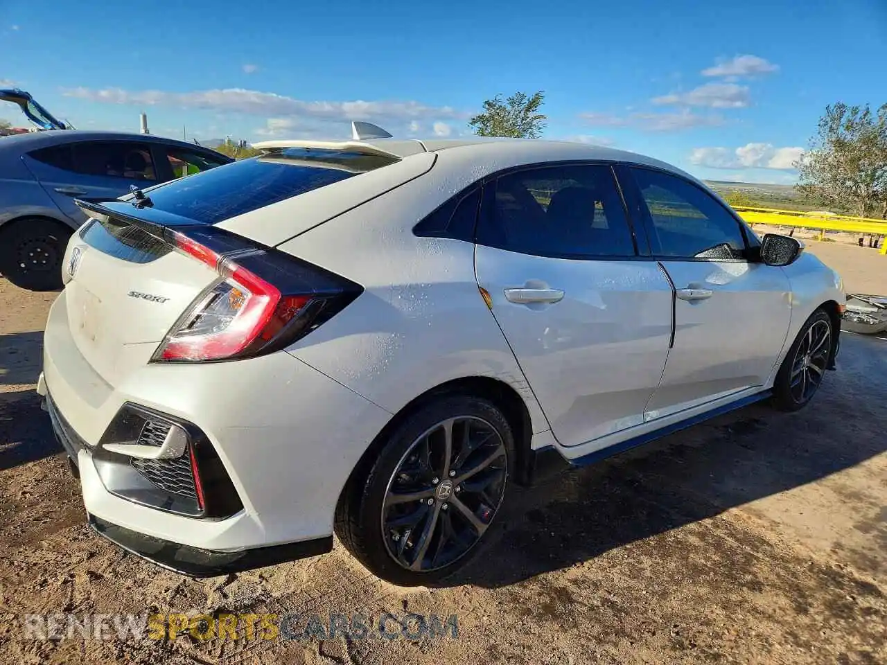 3 fotografías del automóvil dañado SHHFK7H45MU222222 HONDA CIVIC 2021