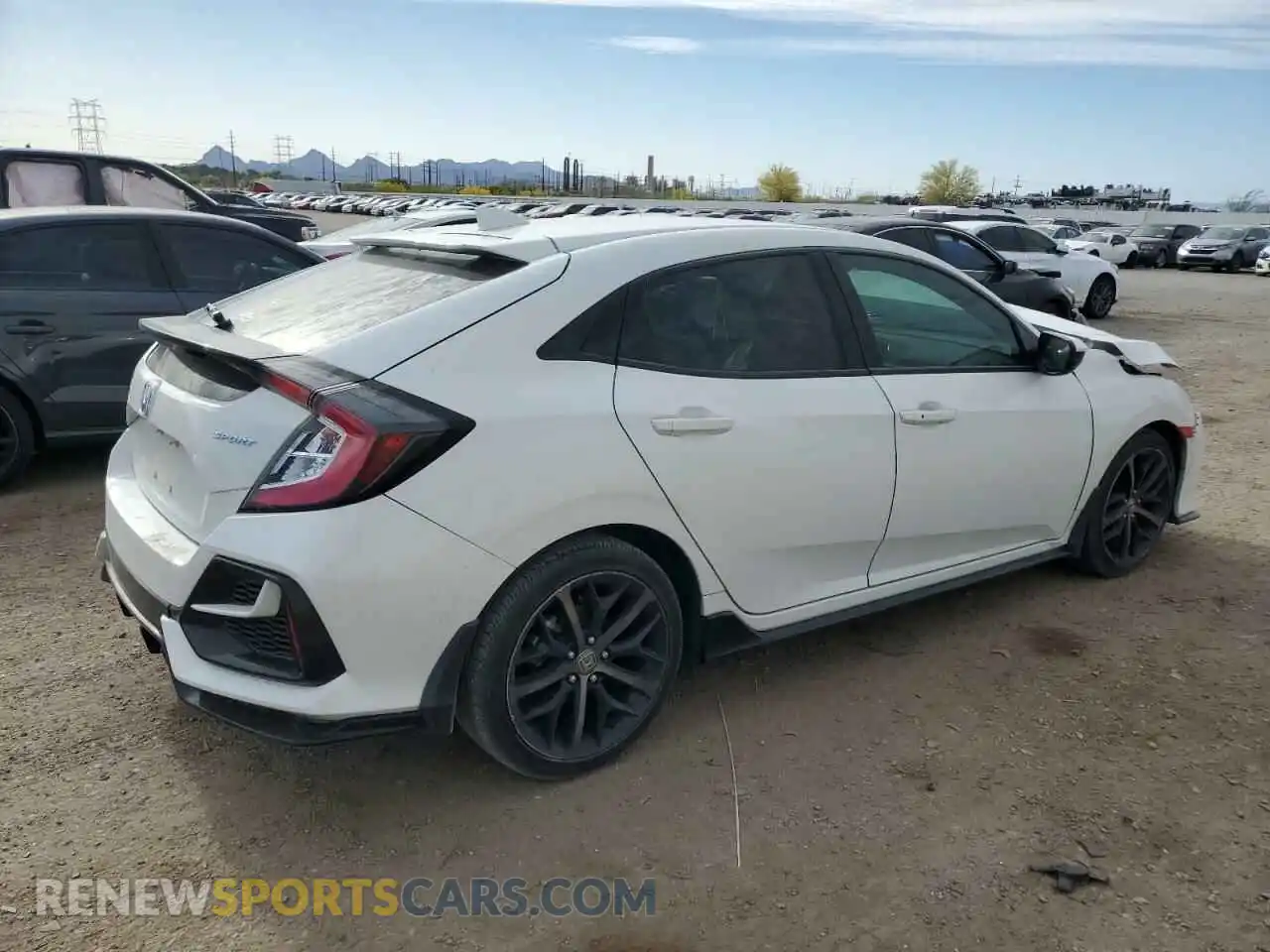 3 Photograph of a damaged car SHHFK7H45MU223130 HONDA CIVIC 2021