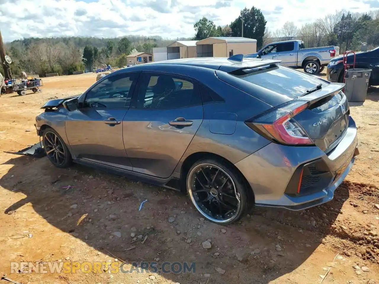2 Photograph of a damaged car SHHFK7H45MU227324 HONDA CIVIC 2021