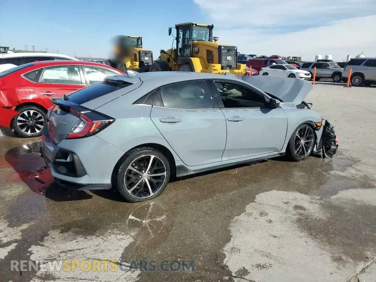 3 Photograph of a damaged car SHHFK7H45MU228506 HONDA CIVIC 2021